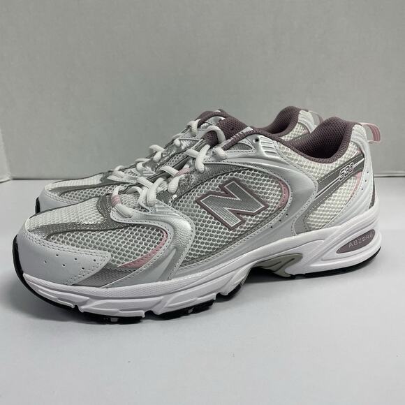 New Balance 530 White Silver Ice Wine MR530SGC Size 10 Mesh Running Sneaker main image 7